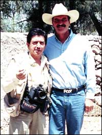 Sergio with the Mexican President